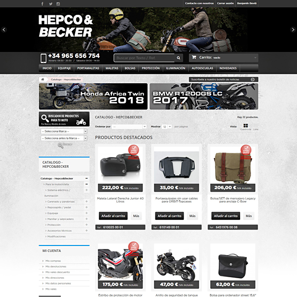 Hepco Becker - Tienda online - © FOBOSTEC